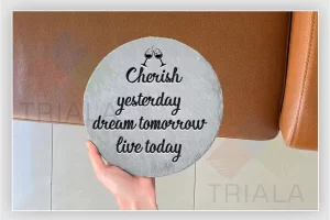 engraving on personalized garden stones