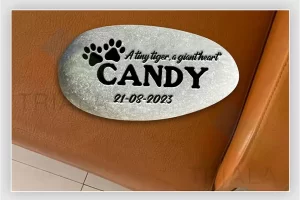 engraving on pet memorial stones