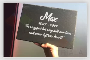 engraving on pet memorial stones