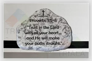 engraving scripture on stones