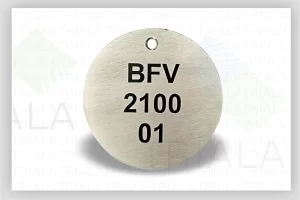 stainless steel engraved valve tags
