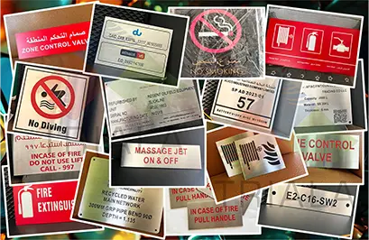 stainless steel engraving