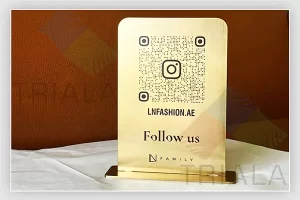 Engraving – Barcode and QR tags