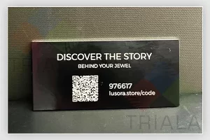 Engraving – Barcode and QR tags