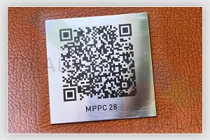 Engraving – Barcode and QR tags
