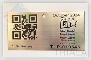 Engraving – Barcode and QR tags