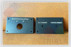 Engraving – Control Panel fascias