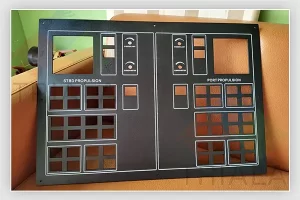 Engraving – Control Panel fascias