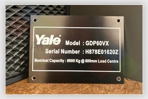 Engraving – Machine Plates