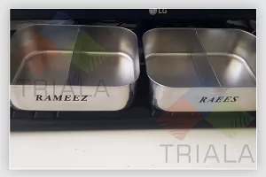 engraving on kitchen utensils