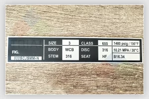 aluminium data plates