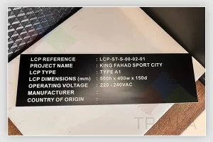 aluminium data plates
