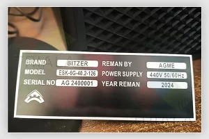 aluminium data plates