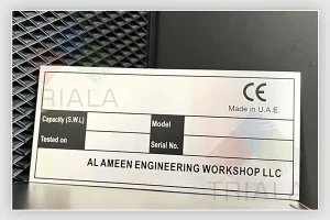 aluminium data plates