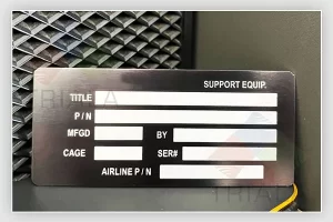 aluminium data plates