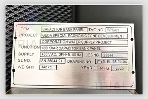 stainless steel data plates