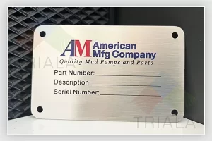 stainless steel data plates