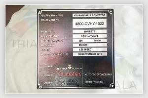 stainless steel data plates
