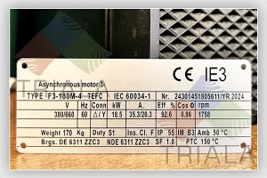 aluminium rating plate