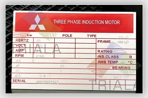 aluminium rating plate