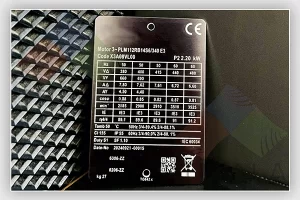 aluminium rating plate