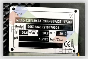 aluminium rating plate