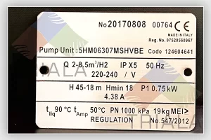 stainless steel rating plate