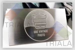 logo engraving on products