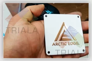 logo engraving on products