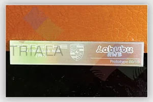 logo engraving on products