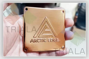 logo engraving on products